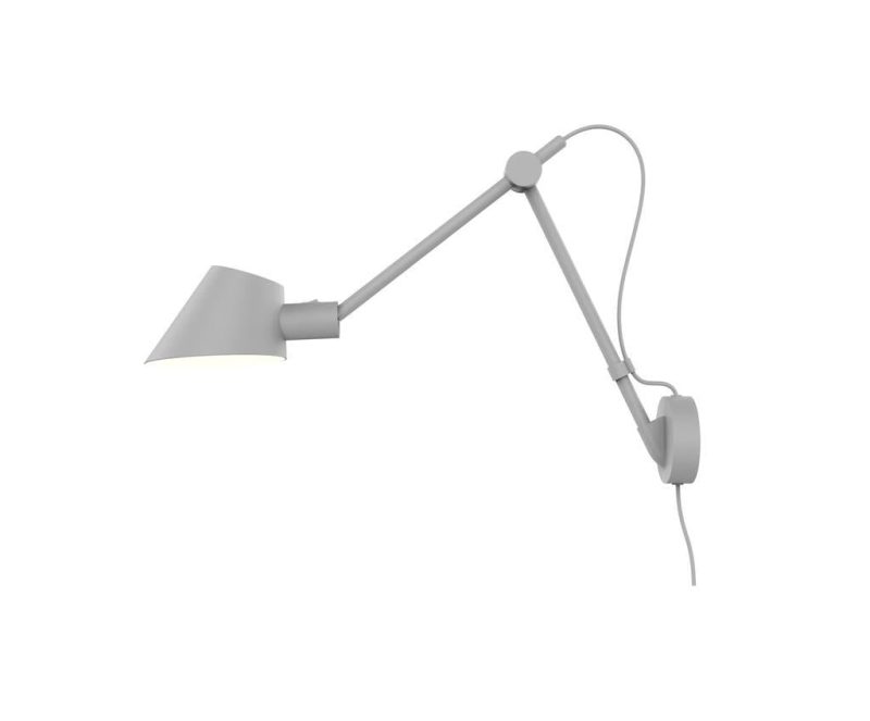 Nordlux Stay aplique de pared orientable gris, metal y aluminio