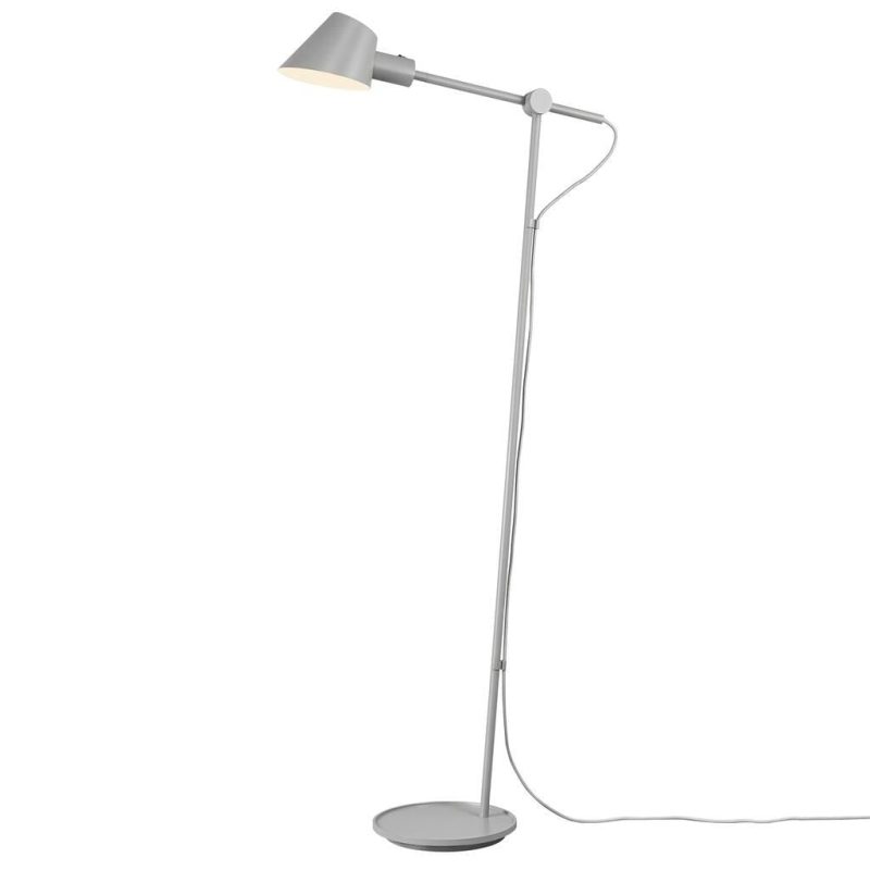 Nordlux Stehleuchte modern minimalistisch grau E27