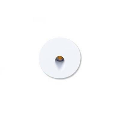 Indigo aplique de pared empotrable LED blanco redondo 65mm 3,3W