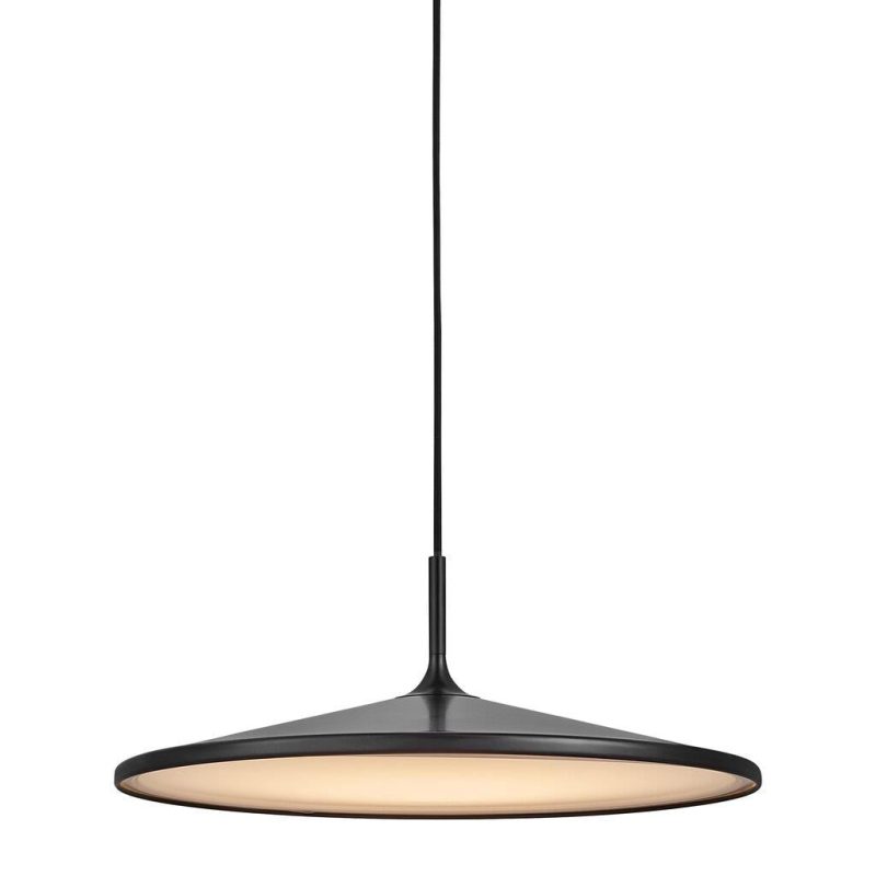 Nordlux Balance 42 lampada a sospensione nera, dimmerabile a 3 livelli, 42 cm