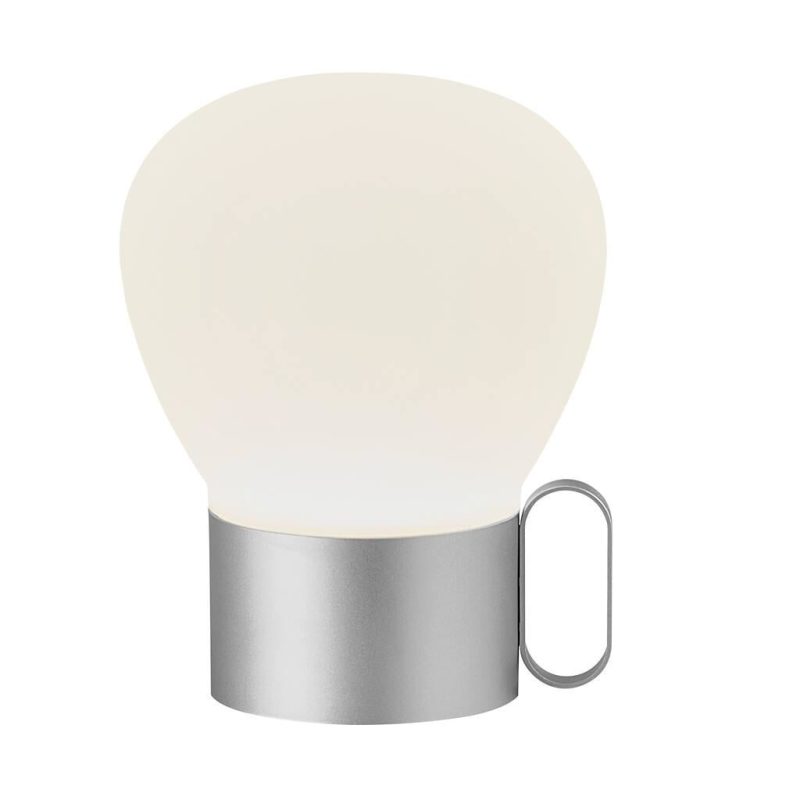 Nordlux Portable Scandinavian LED table lamp black, dimmable, IP44