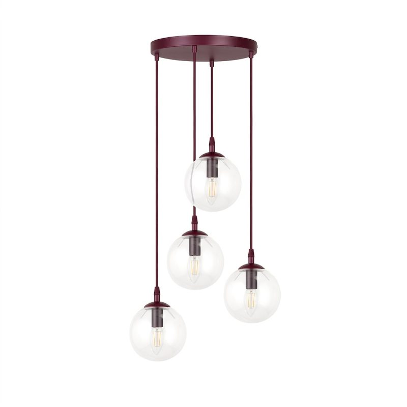 Emibig COSMO 4PREM BURGUNDY TRANSPARENT