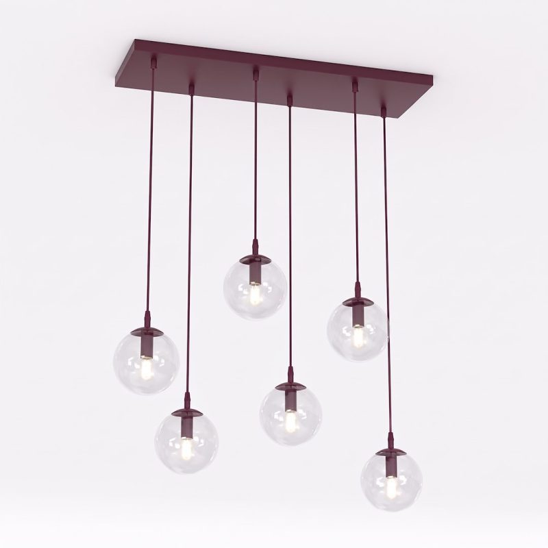 Emibig COSMO 6 BURGUNDY TRANSPARENT