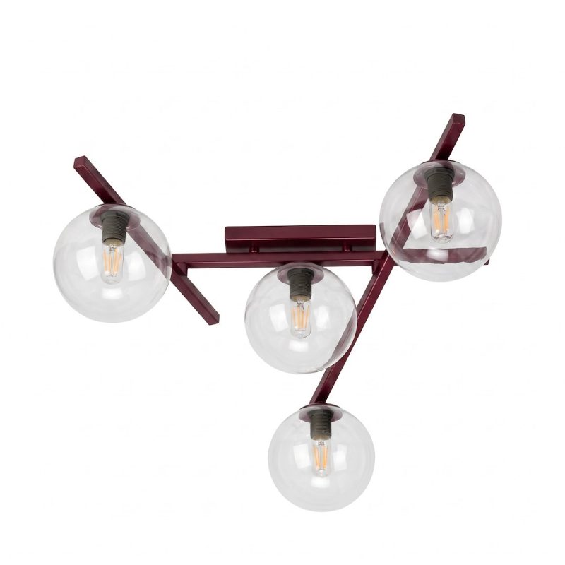 Emibig SMART 4 BURGUNDY TRANSPARENT