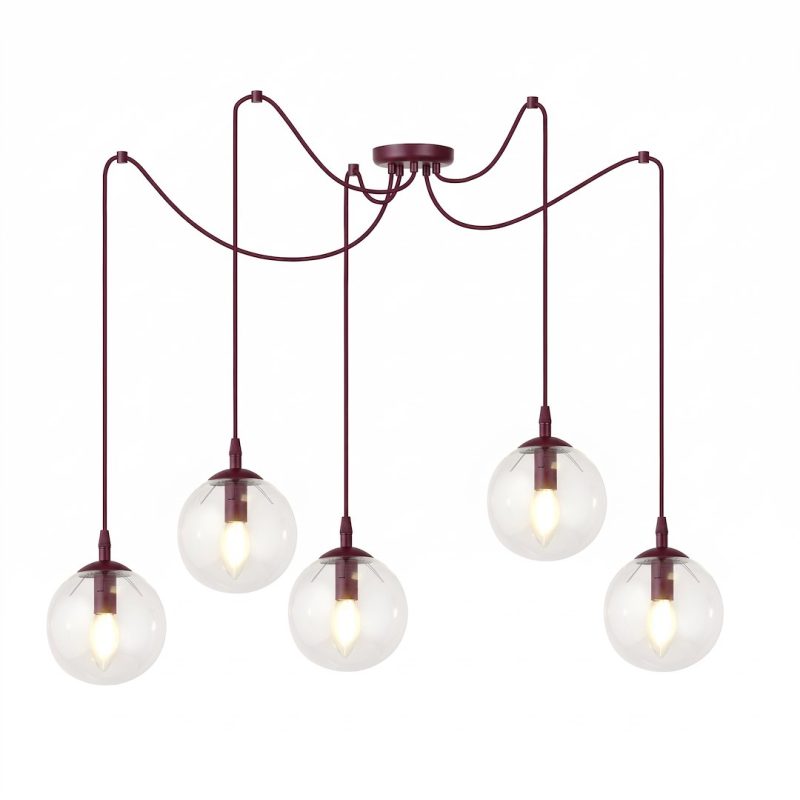 Emibig GIGI 5 BURGUNDY TRANSPARENT