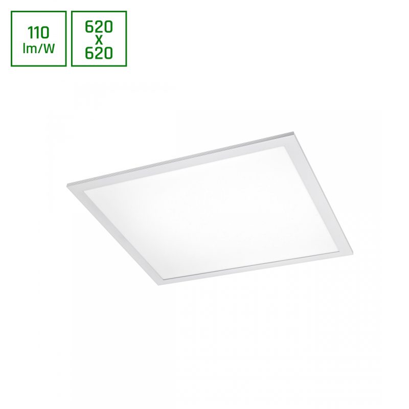 Spectrum LED ALGINE LED 230V 35W WW 230V 120DEG IP20 IK06 620X620X10MM WHITE CEILING PANEL DIM 1-10V