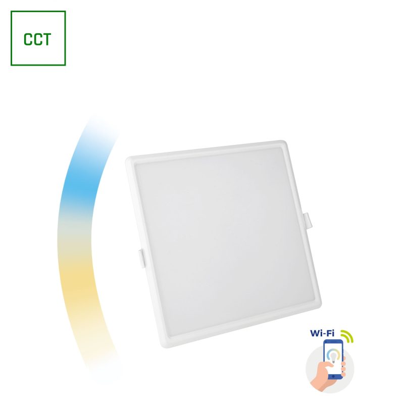 Spectrum LED ALGINE 22W CCT+DIM WI-FI SPECTRUM SMART SQUARE