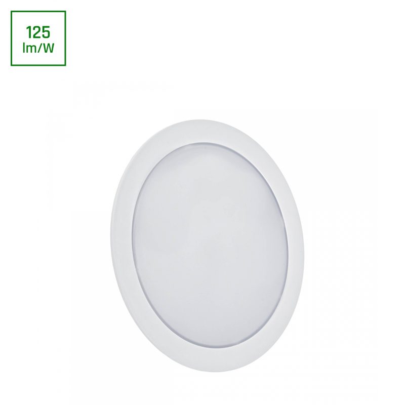 Spectrum LED ALGINE 2IN1 SURFACE-RECESSED DOWNLIGHT 12W 1160LM WW 230V IP20 ROUND