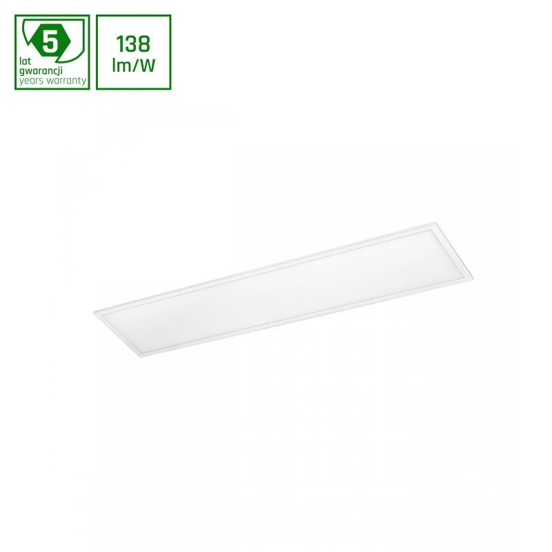 Spectrum LED ALGINE PANEL BACKLIGHT WITH PHILIPS DRIVER 40W CW 230V 12DG IP20 300x1200x26 WHITE