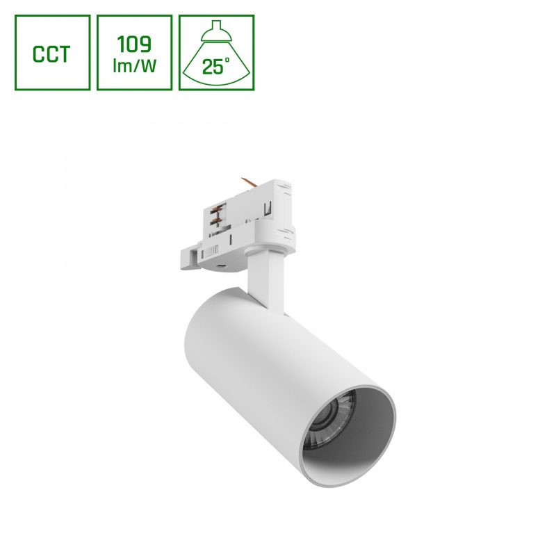 Spectrum LED ANDROMEDA PRIME TRACKLIGHT 3F 3CCT 16W 230V