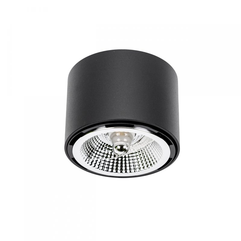 Spectrum LED CHLOE AR111 GU10 P20 ROUND BLACK