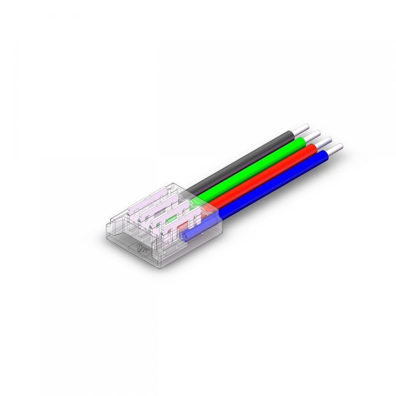 Spectrum LED Conector tira a cable SMD RGB 10mm