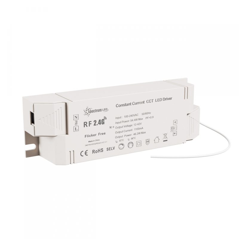 Spectrum LED DRIVER CC 550-1100mA 12V-42V MAX 46W CCT DIMM COMPACT KONEKTO MESH