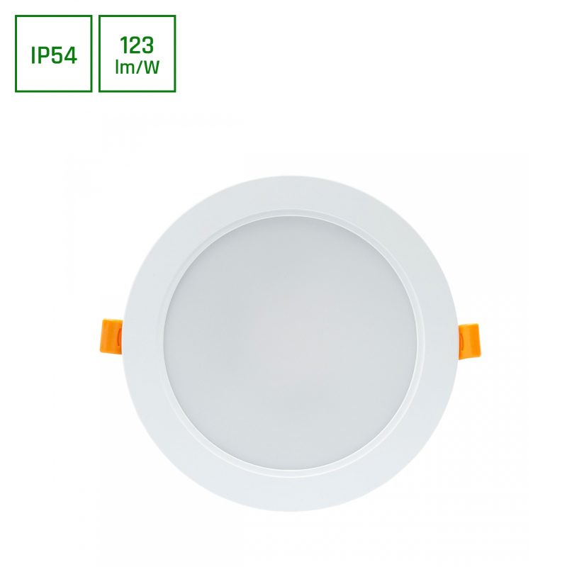 Spectrum LED DURE 3 DOWNLIGHT 18W WW 230V 110DEG IP54 IK06 170X34
