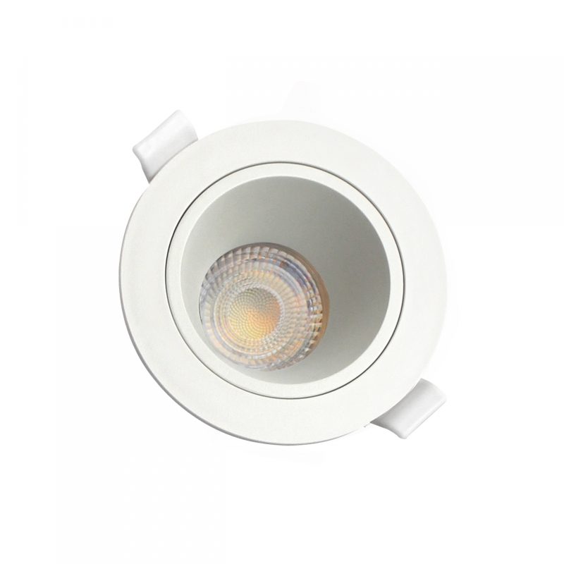 Spectrum LED FIALE CORE ANTI-GLARE GU10 IP20 FI95X46MM WHITE ROUND