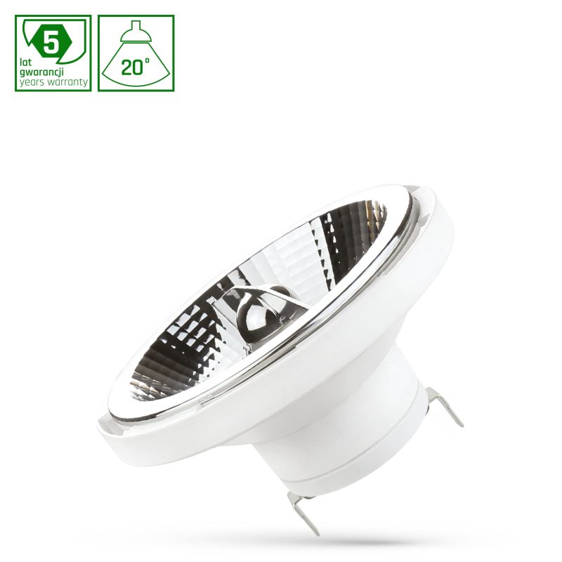 Spectrum LED LED AR111 G53 12V 11W SMD 20DEG NW WHITE