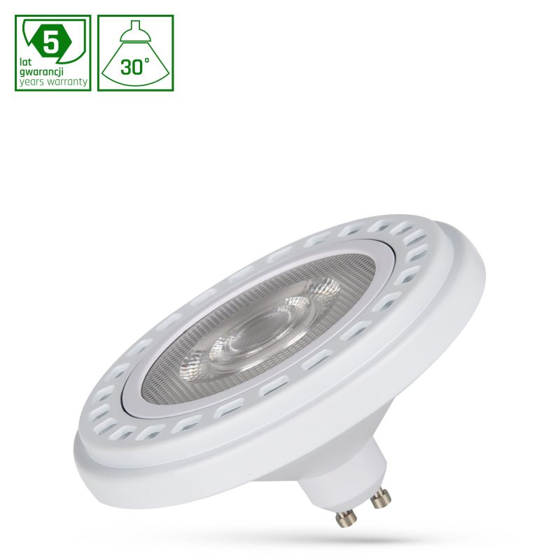 Spectrum LED LED AR111 GU10 230V 20W COB 30DEG WW RA90 PREMIUM WHITE