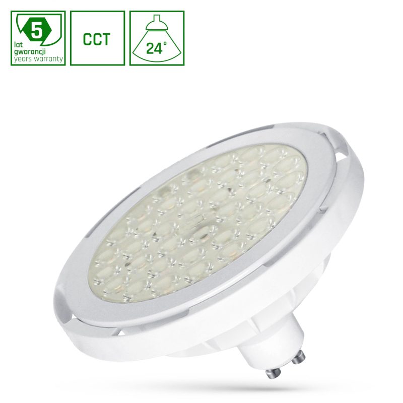 Spectrum LED LED AR111 GU10 230V 8.5W SMD 24DEG CCT WHITE