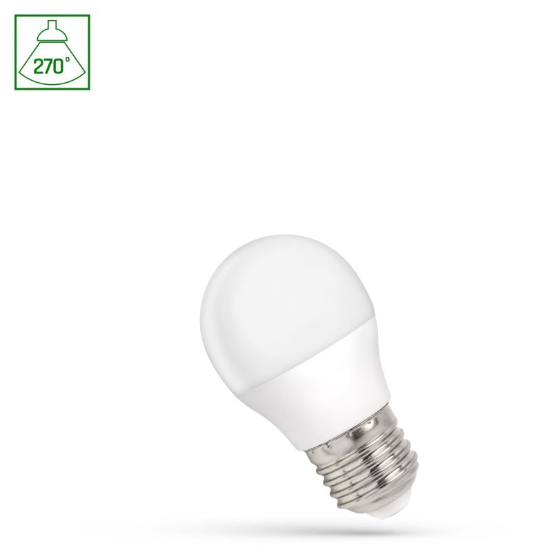 Spectrum LED LED BALL G45 E-27 230V 1W CW SPECTRUM