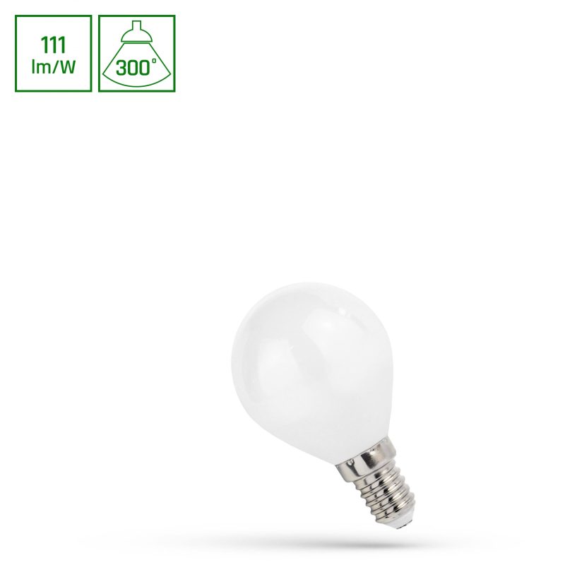 Spectrum LED LED BALL P45 E-14 230V 5,5W COG WW MILKY SPECTRUM