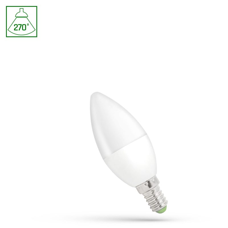Spectrum LED LED CANDLE C37 E-14 230V 1W CW SPECTRUM