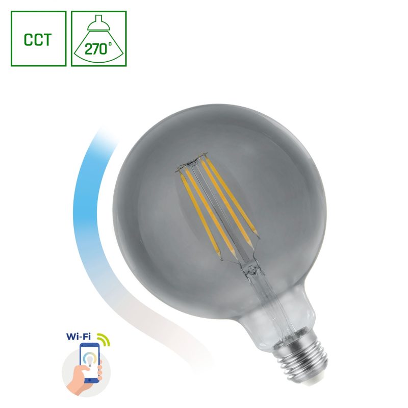 Spectrum LED LED GLOB G125 4,9W E-27 COG 230V CCT
