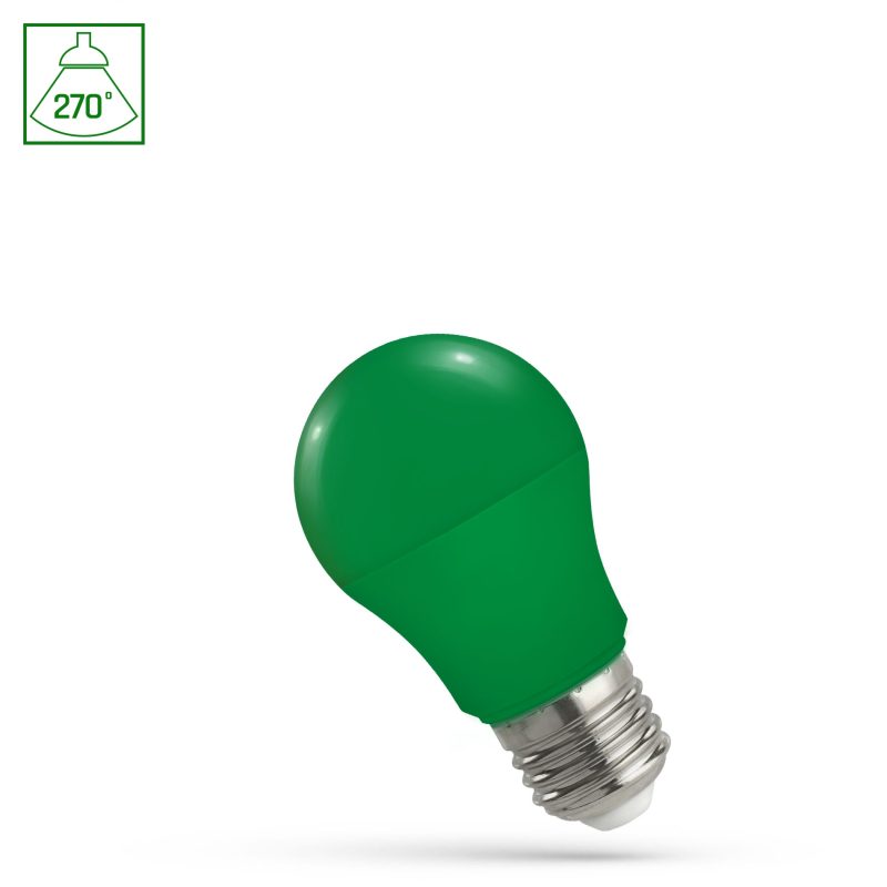 Spectrum LED LED GLS A50 E-27 230V 4.9W GREEN SPECTRUM