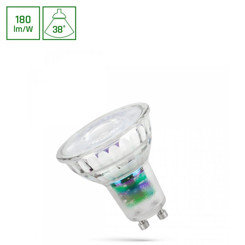 Spectrum LED LED GU10 230V 2,5W SMD A-CLASS NW LENS 38DEG SPECTRUM