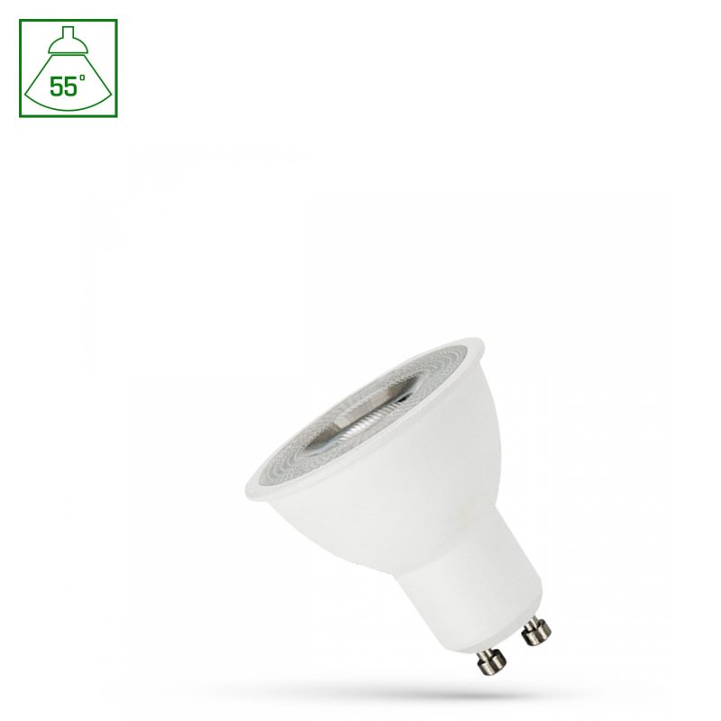 Spectrum LED LED GU10 230V 4W SMD 55DEG CW WITH LENS SPECTRUM