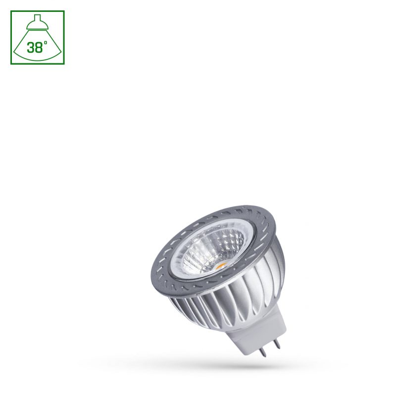 Spectrum LED LED MR16 12V 4W COB 38DEGWW WITH COVER SPECTRUM