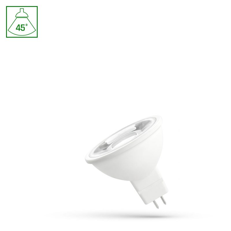 Spectrum LED LED MR16 12V 4W SMD 45DEG WW WITH LENS