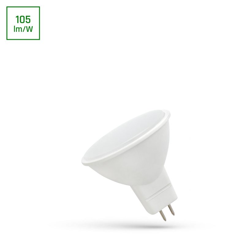 Spectrum LED LED MR16 12V 4W SMD CW WITH MILKY COVER SPECTRUM
