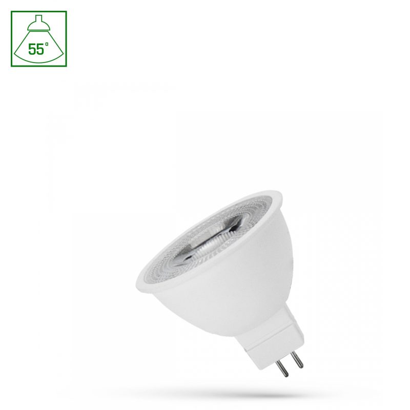 Spectrum LED LED MR16 12V 6W SMD 55DEG WW WITH LENS SPECTRUM