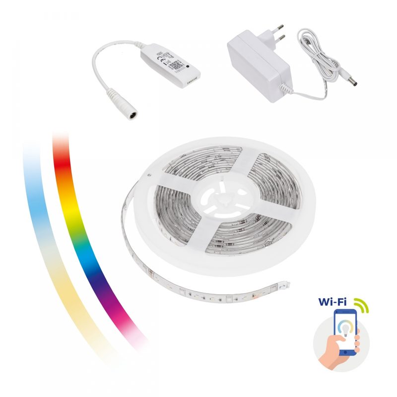 Spectrum LED KIT DE RUBAN LED 17W/5M RGBW+CCT+DIMM