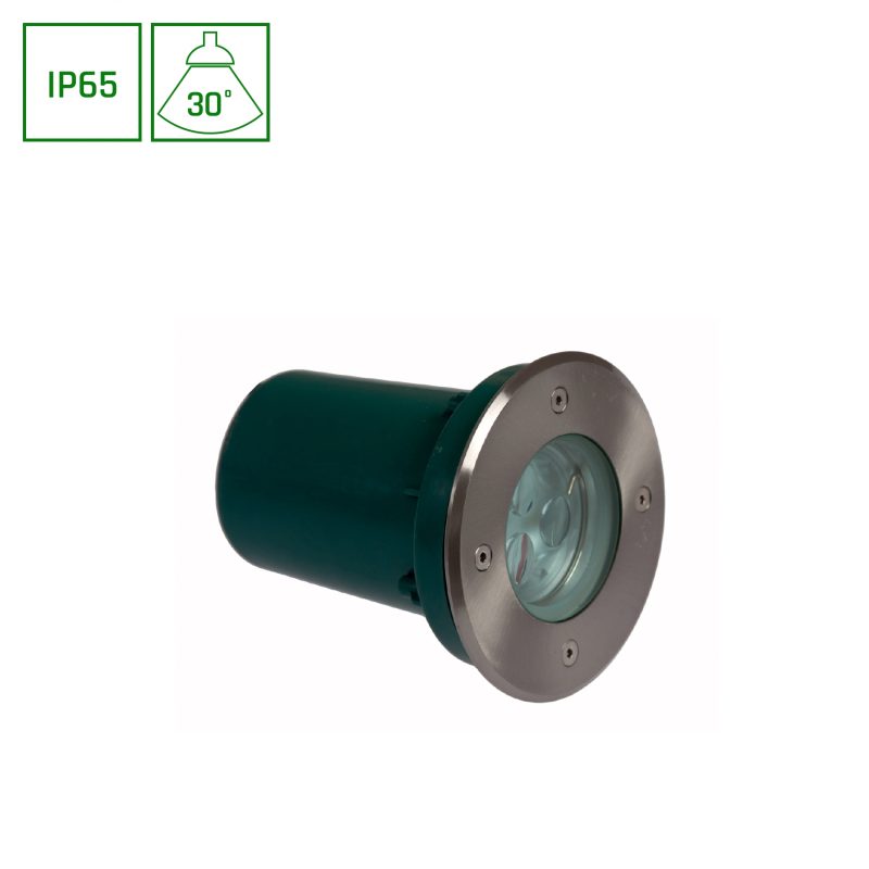 Spectrum LED LUKKA 3LED CREE 45DEG 230V 3W IP67 CW GROUND