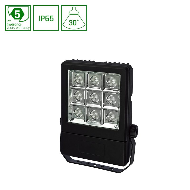 Spectrum LED LYSSE 12LED CREE 230V 25W 30DEG IP65 CW WALLWASHER