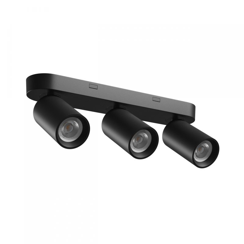 Spectrum LED MADARA ALTRO BASE 3xGU10 230V IP20 350X70X135MM BLACK
