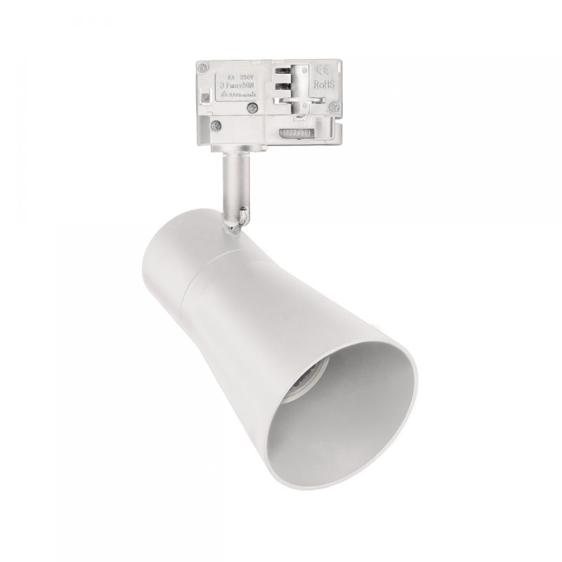 Spectrum LED MADARA SCANDI GU10 TRACK 3F (3 CIRCUITS) 250V IP20 80X140X180 WHITE