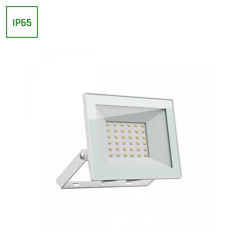 Spectrum LED NOCTIS LUX 4 FLOODLIGHT 30W CW 230V IP65 141x107x25 WHITE