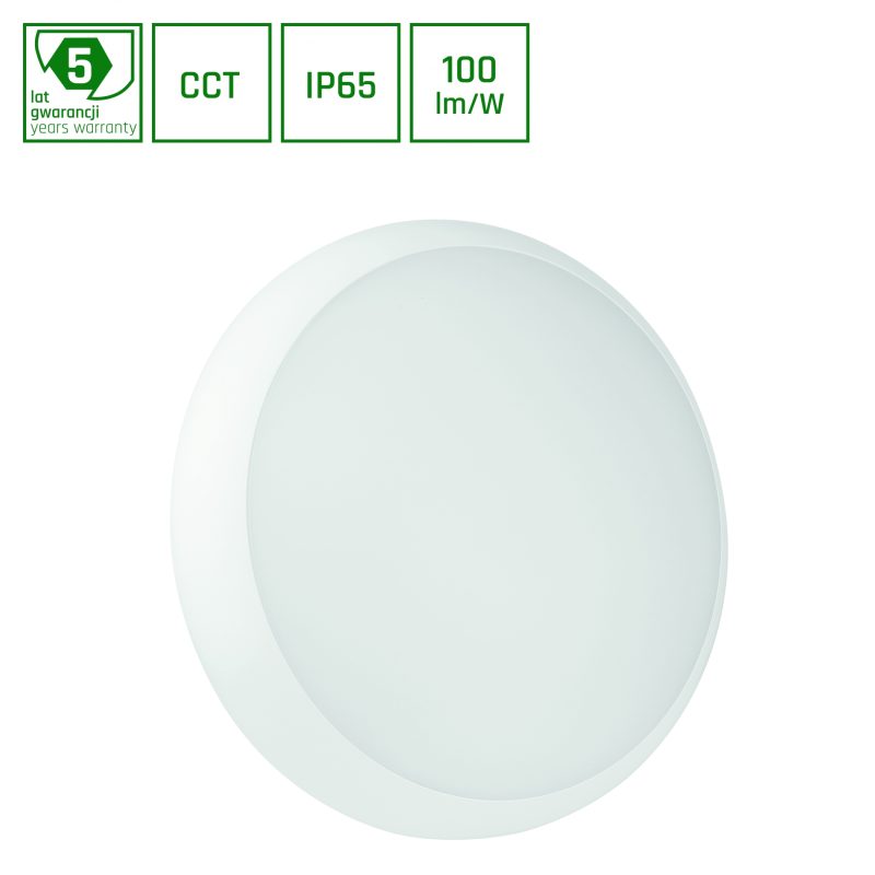 Spectrum LED NYMPHEA CITY PRO 230V 18W IP65 CCT ROND