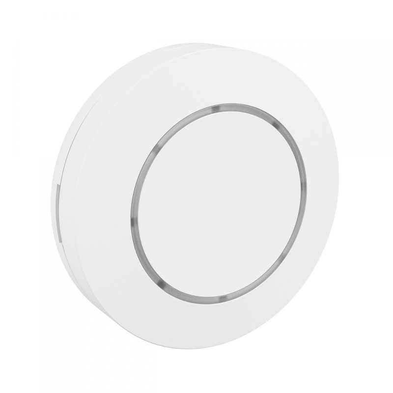 Spectrum LED ON OFF LIGHT SWITCH ROUND 4CCT DIMM CR2032 WHITE KONEKTO MESH