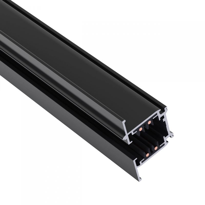 Spectrum LED SPS RECESSED TRACKLINE 3PHASE 2M BLACK