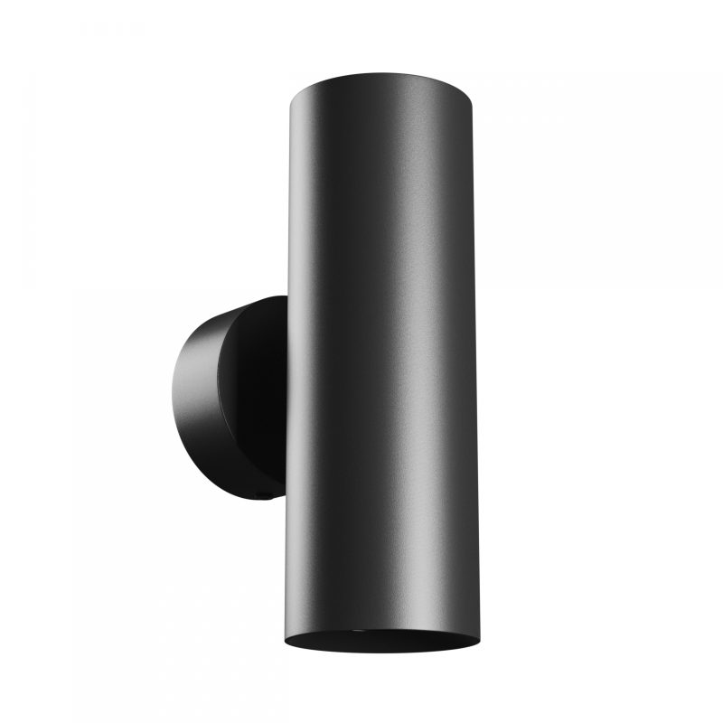 Spectrum LED SQUALLA VARIOSA TUBO 2XGU10 SCONCE 230V IP20 55X160X90MM BLACK ROUND