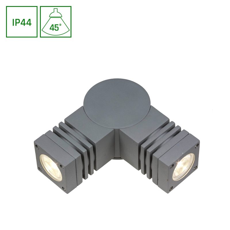 Spectrum LED TORRE 230V 3,6W 2X1LED CREE 45DEG WANDMONTAGE IP44 CW