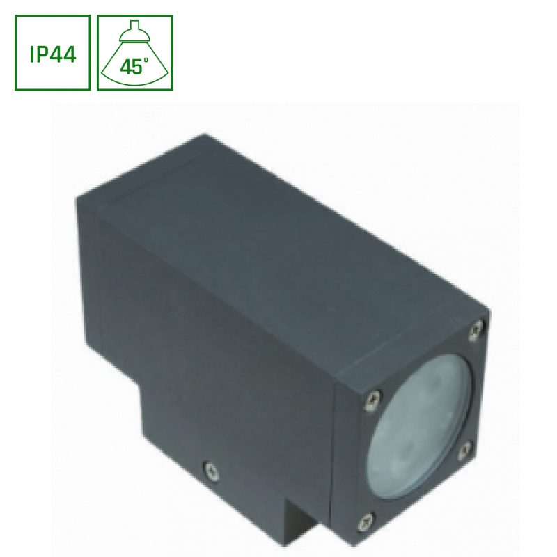 Spectrum LED TORRE 2X3LED CREE 45DEG 230V 6W IP44 WW WALL-MOUNTED