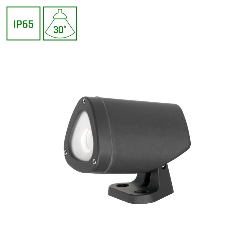 Spectrum LED TORRE 1LED CREE 30DEG 230V 3W IP65 CW WALL-MOUNTED