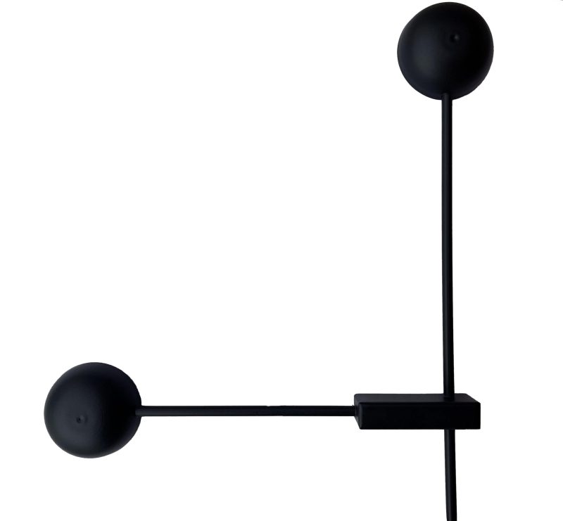 Homelighting HL-3532-4 Fuego Lampada da Parete Nera