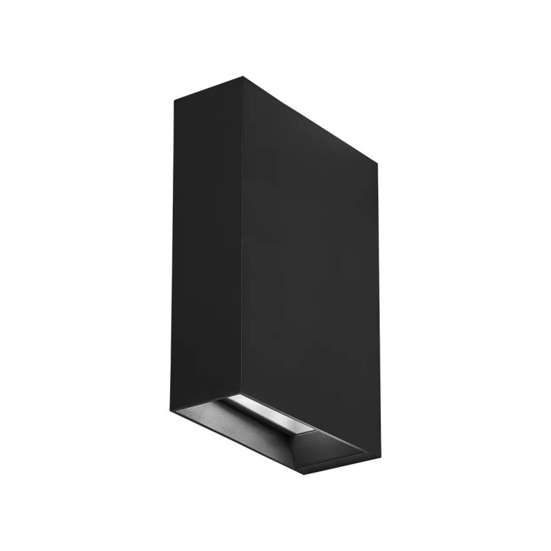 Fantasia Orion I wall light black, up and down light, IP65 outdoor