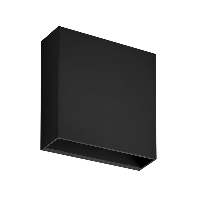 Fantasia Orion II applique murale noire, éclairage haut et bas, IP65