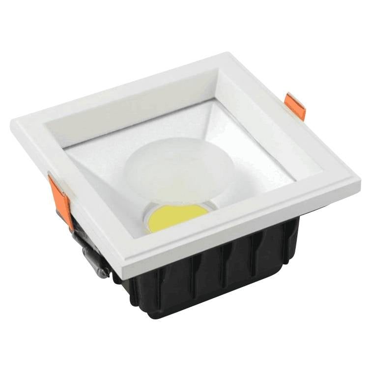 Kinghood LED-Einbaustrahler quadratisch 30W COB, 220x220 mm